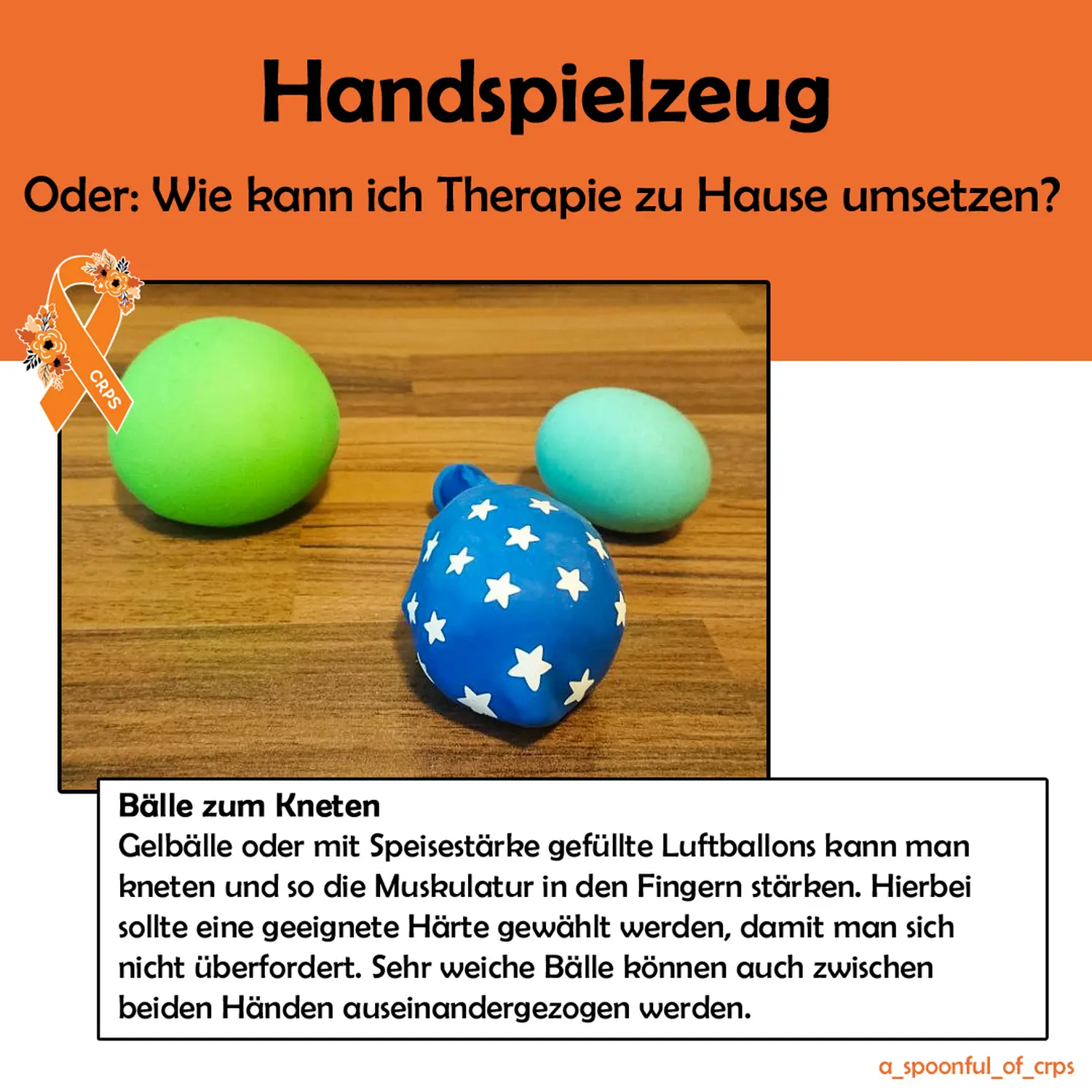 Handspielzeug von CRPS Bundesverband Deutschland e. V. CRPS Netzwerk gemeinsam stark e. V.