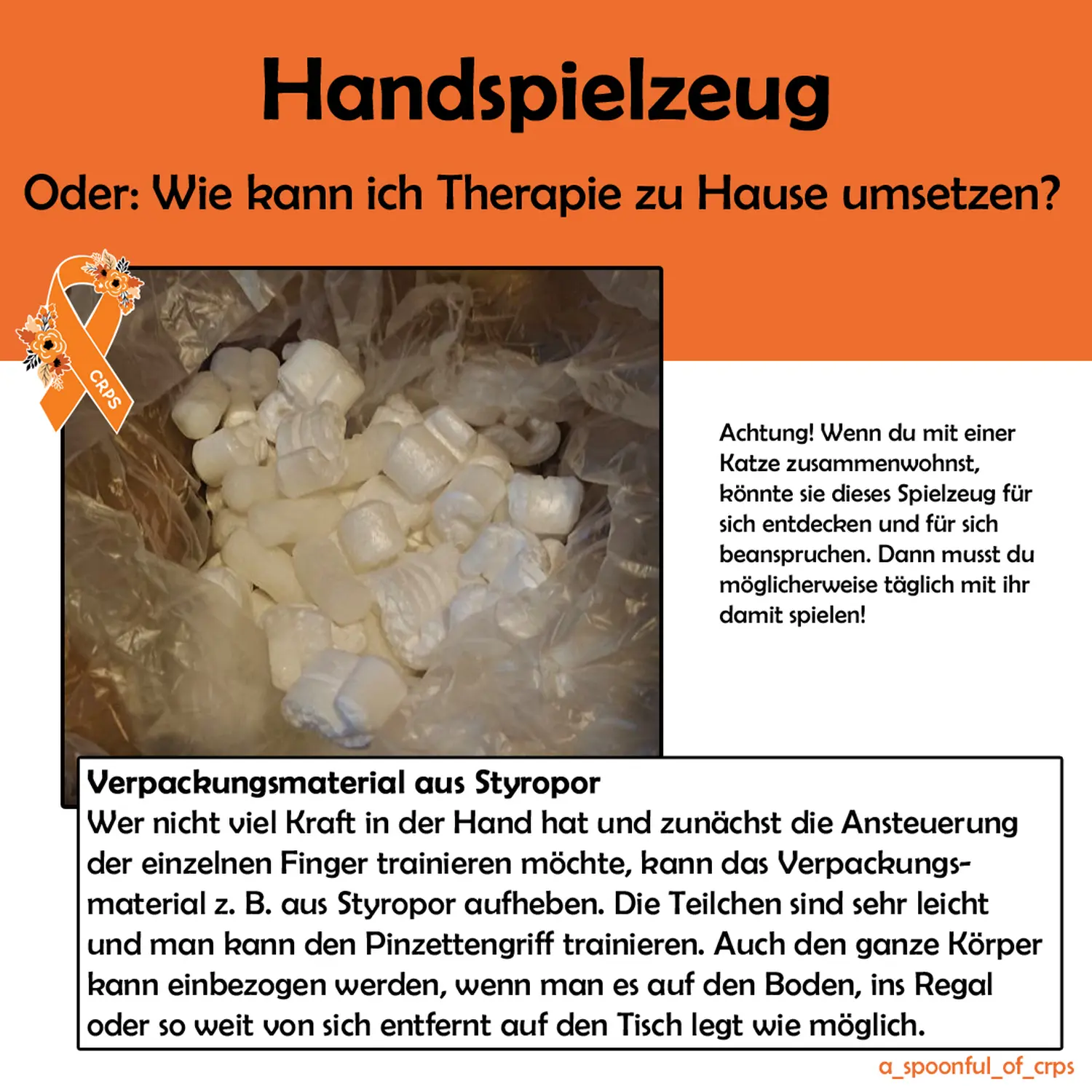 Handspielzeug von CRPS Bundesverband Deutschland e. V. CRPS Netzwerk gemeinsam stark e. V.